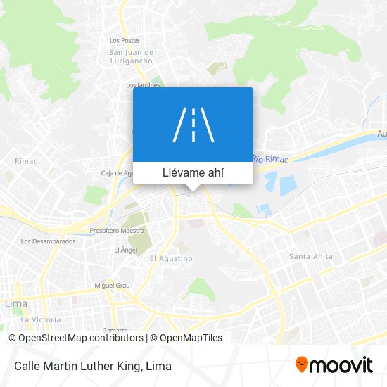 Mapa de Calle Martin Luther King