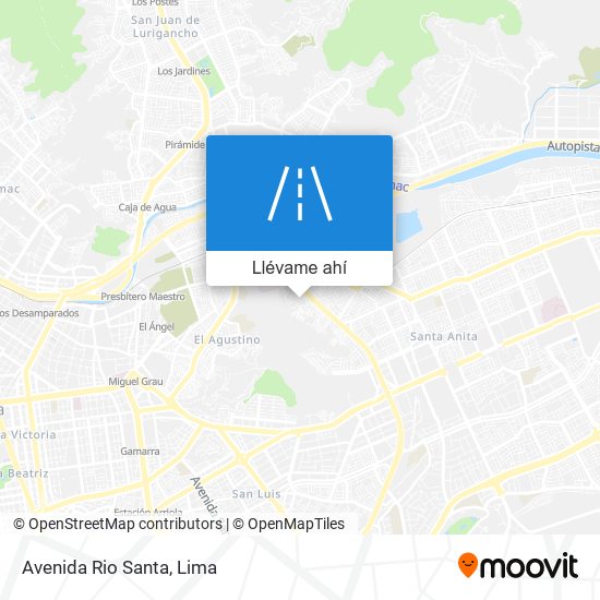 Mapa de Avenida Rio Santa