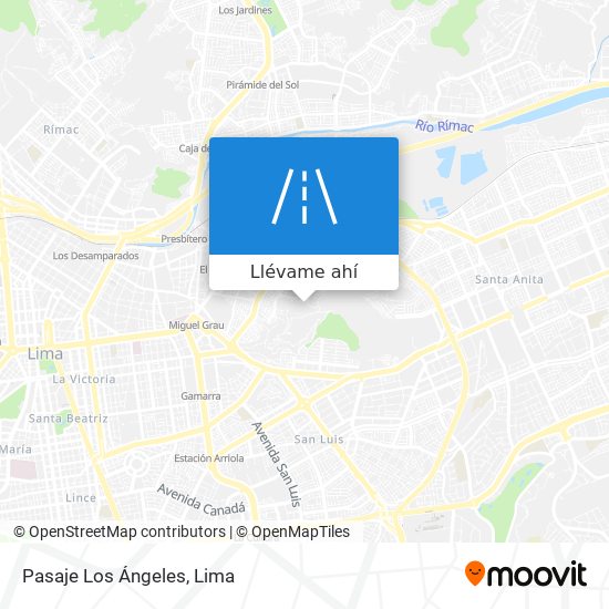 Mapa de Pasaje Los Ángeles