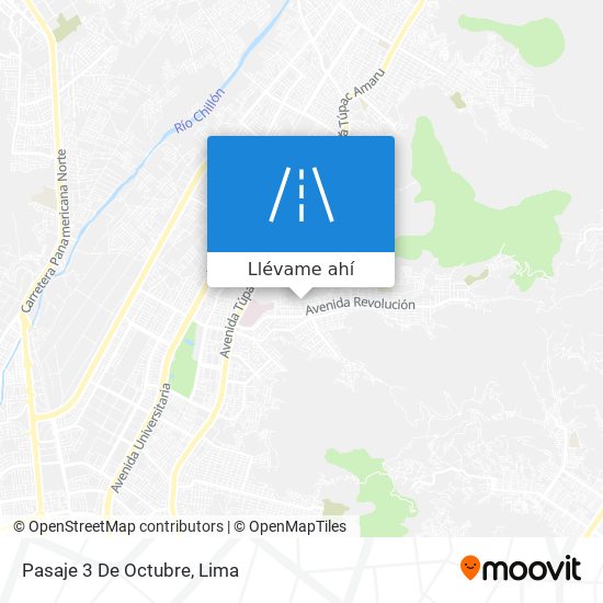 Mapa de Pasaje 3 De Octubre