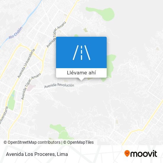 Mapa de Avenida Los Proceres