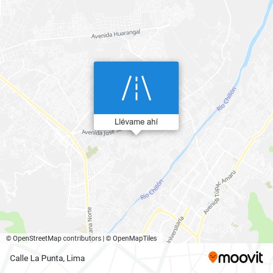 Mapa de Calle La Punta