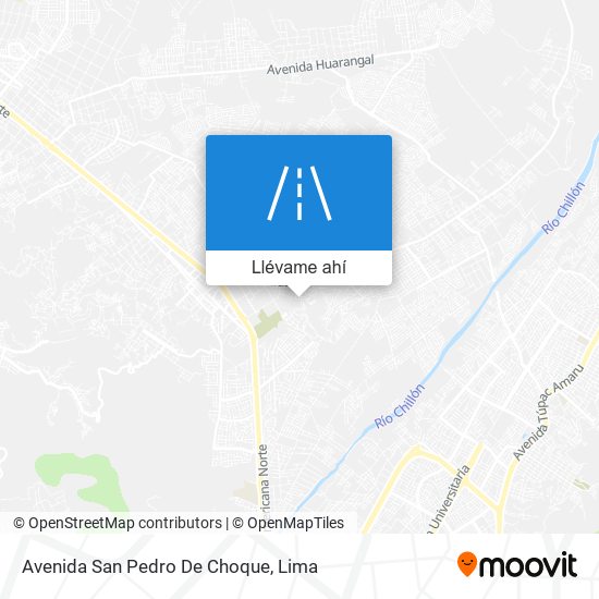 Mapa de Avenida San Pedro De Choque