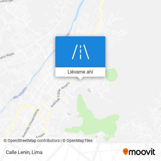 Mapa de Calle Lenin