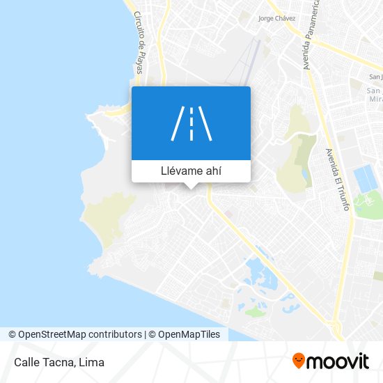 Mapa de Calle Tacna
