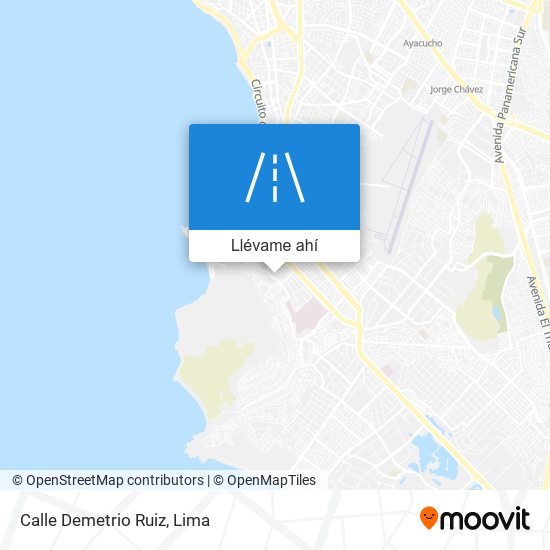 Mapa de Calle Demetrio Ruiz