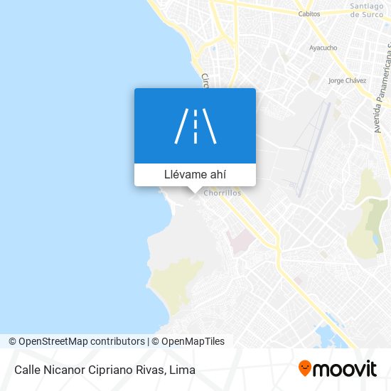 Mapa de Calle Nicanor Cipriano Rivas