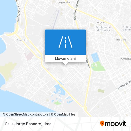 Mapa de Calle Jorge Basadre