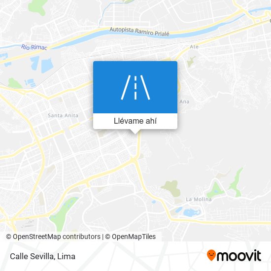 Mapa de Calle Sevilla