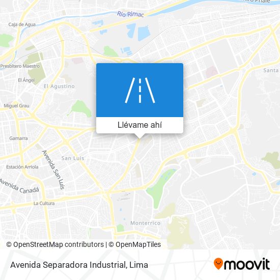 Mapa de Avenida Separadora Industrial