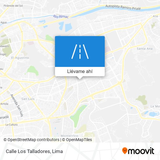 Mapa de Calle Los Talladores