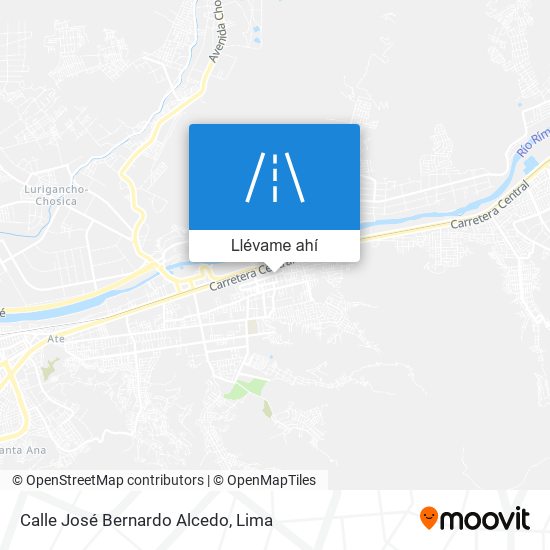 Mapa de Calle José Bernardo Alcedo