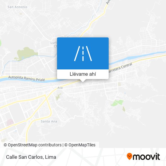 Mapa de Calle San Carlos