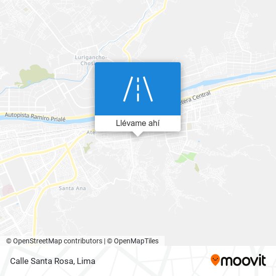 Mapa de Calle Santa Rosa