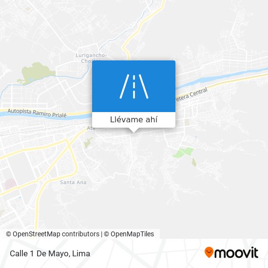 Mapa de Calle 1 De Mayo