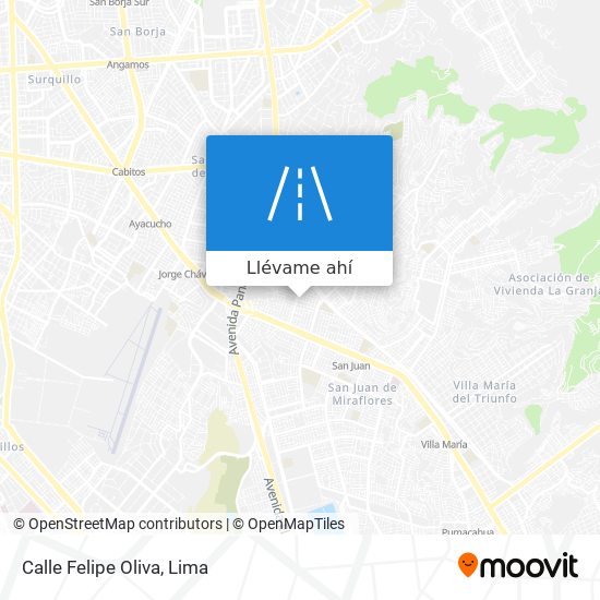 Mapa de Calle Felipe Oliva