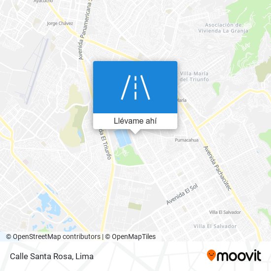 Mapa de Calle Santa Rosa