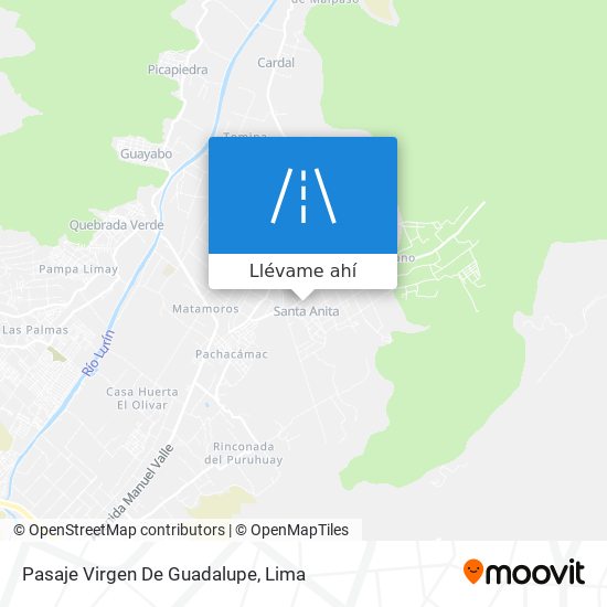 Mapa de Pasaje Virgen De Guadalupe