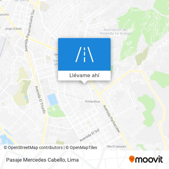 Mapa de Pasaje Mercedes Cabello