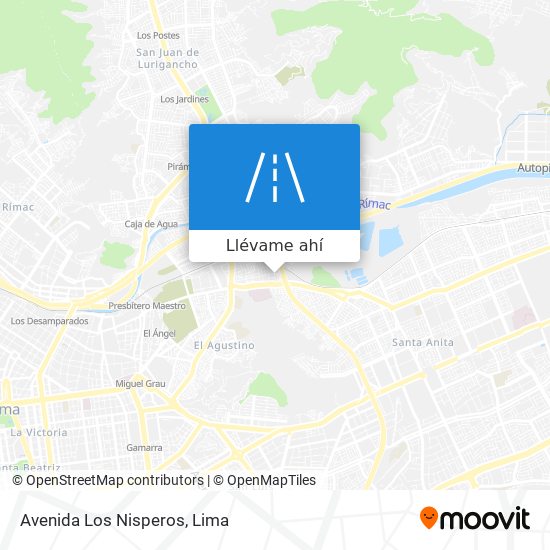 Mapa de Avenida Los Nisperos