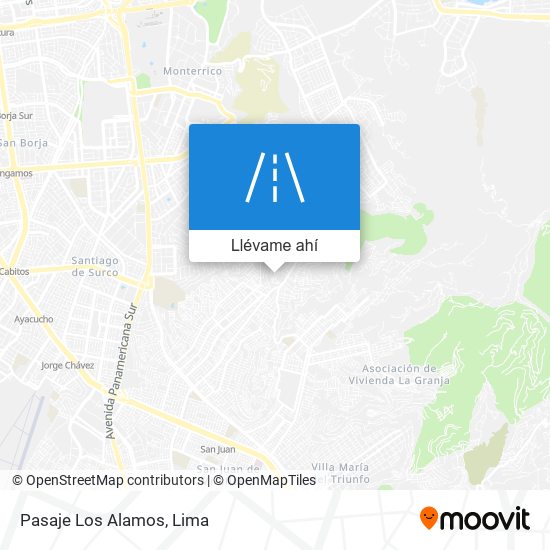 Mapa de Pasaje Los Alamos