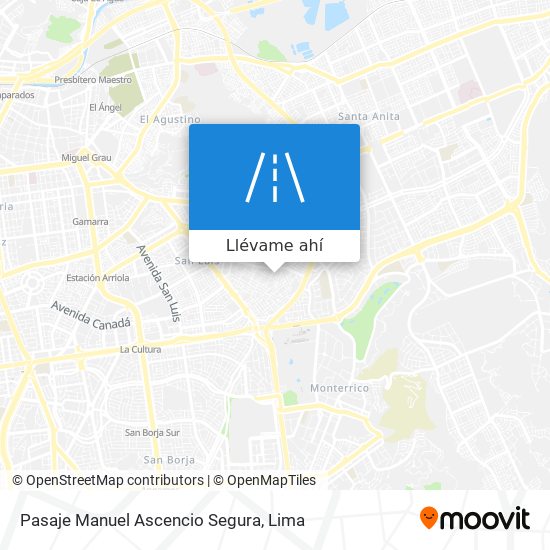 Mapa de Pasaje Manuel Ascencio Segura