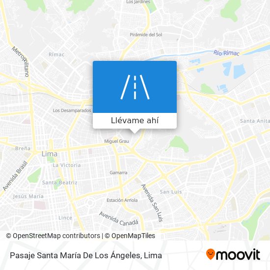 Mapa de Pasaje Santa María De Los Ángeles