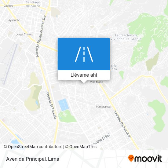 Mapa de Avenida Principal