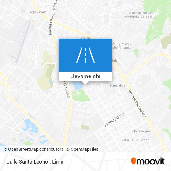 Mapa de Calle Santa Leonor