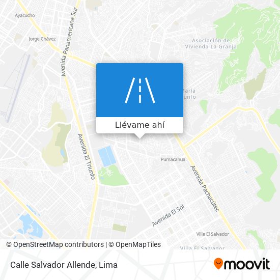 Mapa de Calle Salvador Allende