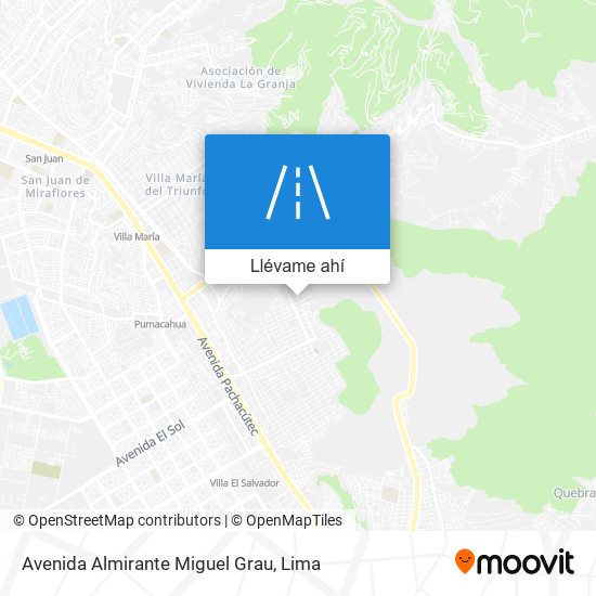 Mapa de Avenida Almirante Miguel Grau