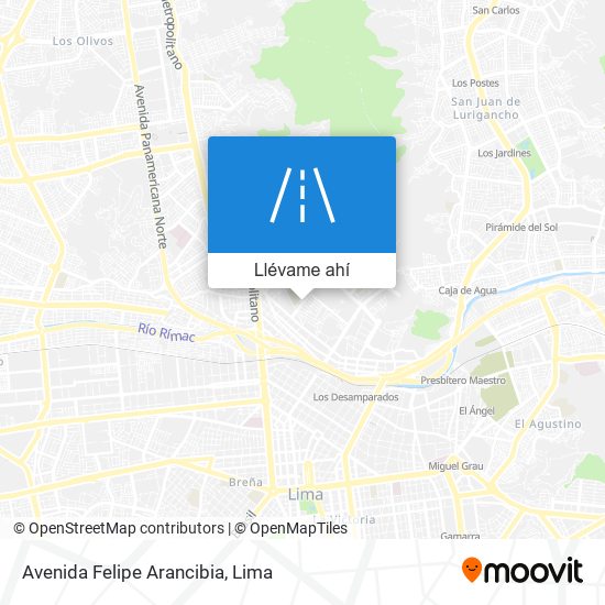 Mapa de Avenida Felipe Arancibia