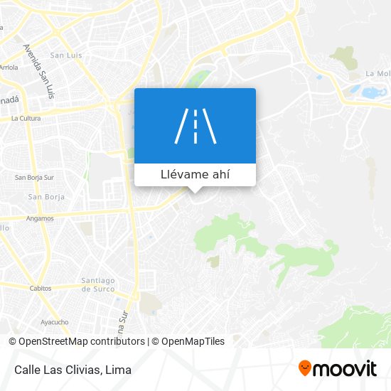 Mapa de Calle Las Clivias