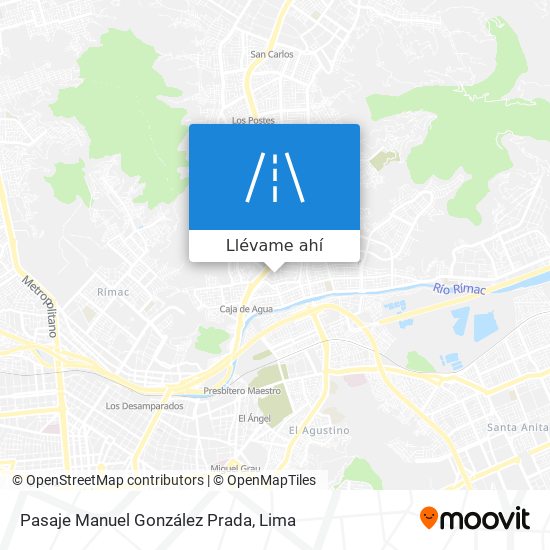 Mapa de Pasaje Manuel González Prada