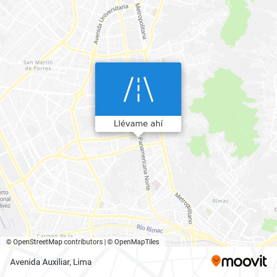 Mapa de Avenida Auxiliar