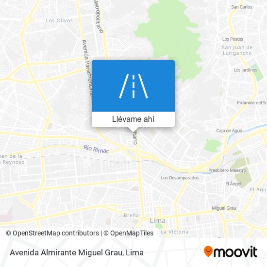 Mapa de Avenida Almirante Miguel Grau