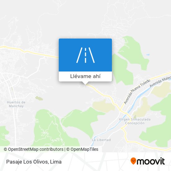 Mapa de Pasaje Los Olivos