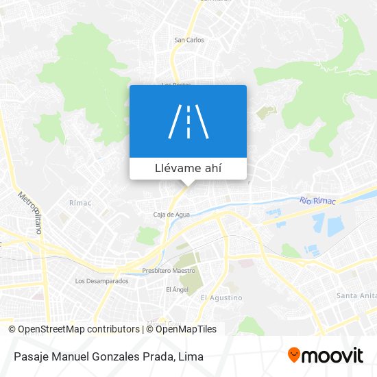 Mapa de Pasaje Manuel Gonzales Prada