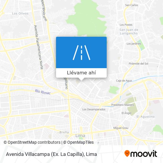 Mapa de Avenida Villacampa (Ex. La Capilla)