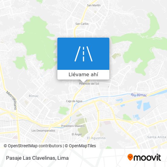 Mapa de Pasaje Las Clavelinas