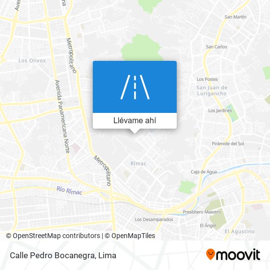 Mapa de Calle Pedro Bocanegra