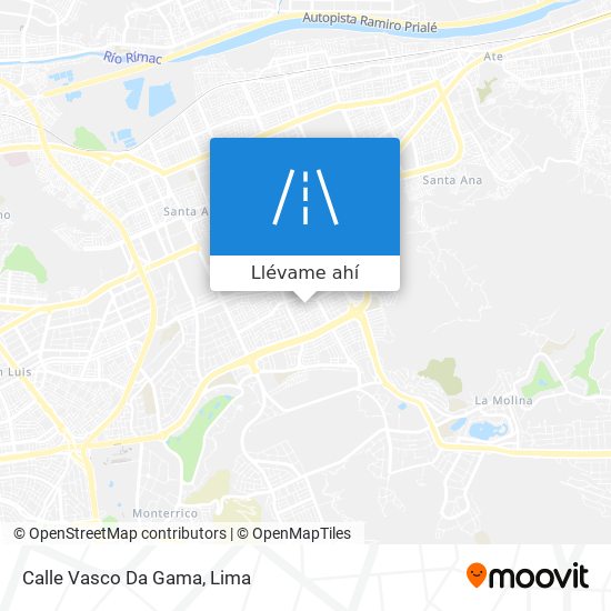 Mapa de Calle Vasco Da Gama