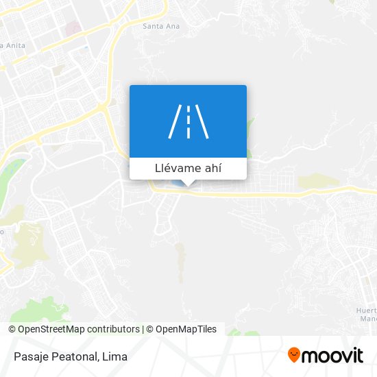 Mapa de Pasaje Peatonal