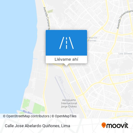 Mapa de Calle Jose Abelardo Quiñones