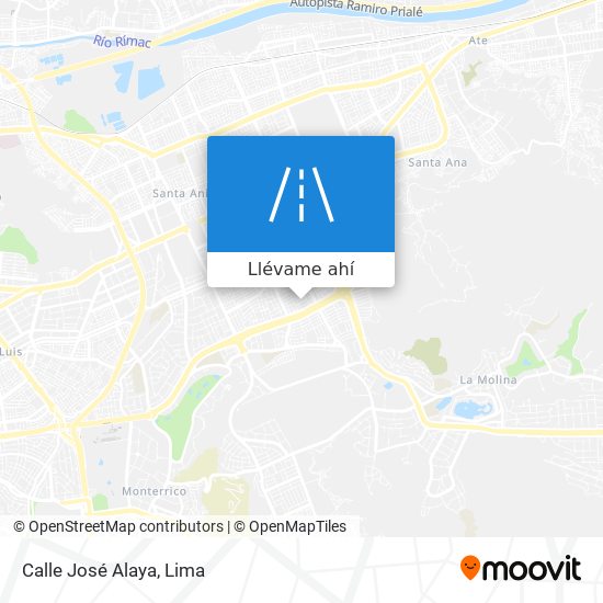 Mapa de Calle José Alaya