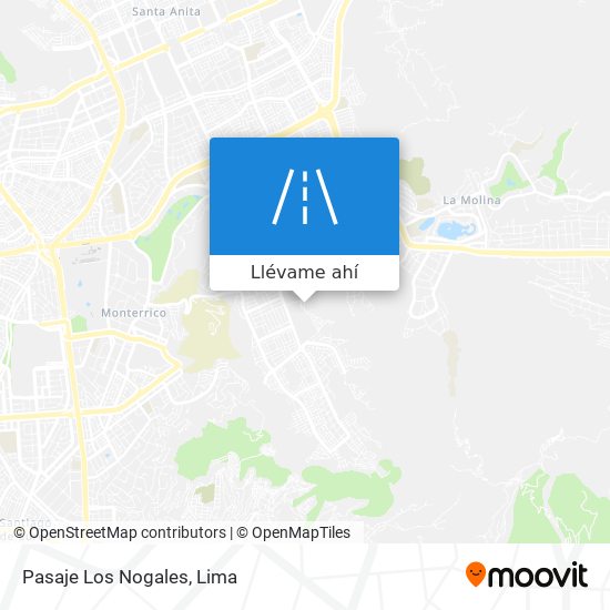 Mapa de Pasaje Los Nogales