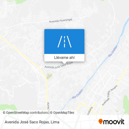 Mapa de Avenida José Saco Rojas