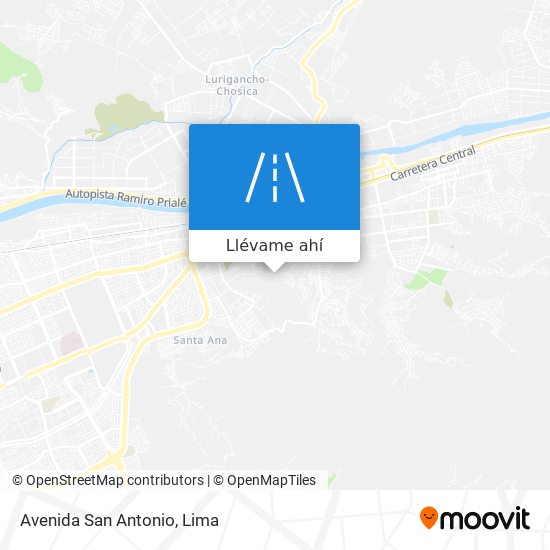 Mapa de Avenida San Antonio