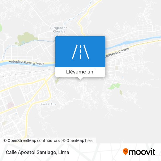 Mapa de Calle Apostol Santiago