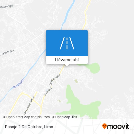 Mapa de Pasaje 2 De Octubre